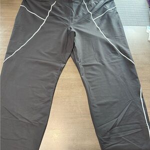 Savage X Fenty Black and White Capri Leggings